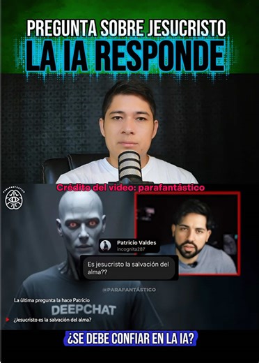 Este creador de contenido preguntó a la inteligencia artificial si Jesucristo es la salvación del alma obteniendo sorprende respuesta. Reaccionamos a un video de parafantástico. #videoscristianos #inteligenciaartificial . . . . . . #LIVEIncentiveProgram #LIVEIsEasy #PaidPartnership