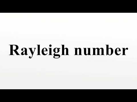 Rayleigh number