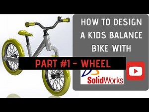 How to design a bicycle wheel in SolidWorks 2018