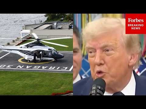 'It's Going To Be Beautiful': Trump Teases Construction Of New Helipad For White House