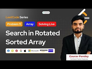 Day 11: LeetCode Coding Problem | Search In Rotated Sorted Array Solution | 150 Days Challenge