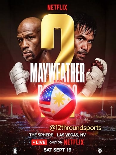 Mayweather vs Pacquiao 2: Live Event on Netflix