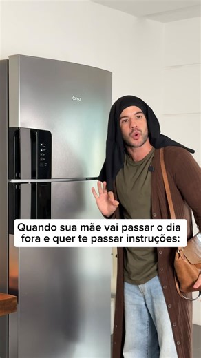 Mãe sendo mãe, né? Sempre rola aquele manual de sobrevivência 😂 Mas com a geladeira e o micro-ondas da @consul fica tudo mais fácil e prático mesmo!!! Corre pra garantir pra você também! =) #Publi #Consul #PensouBlackFridayEscolheuConsul | Diego Cruz