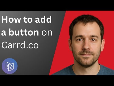 How to Add a Button on Carrd [2025 Tutorial]