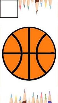 Como dibujar un BALON DE BALONCESTO de forma fácil / How to draw a BASKETBALL BALL easy way #drawing