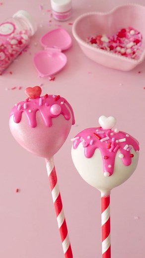 7K views · 430 reactions | Valentine’s Day Cake Pops are Inspo...