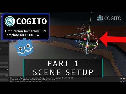 COGITO Tutorial 1 - Scene Setup (Godot)