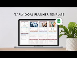 Annual Goal Planner & Calendar Google Sheets Template | Complete Walkthrough Tutorial