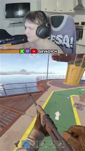 Safe to say they went silent after that💀 #gevad1ch #twitch #rust #rustsolo #crosshairx #shorts