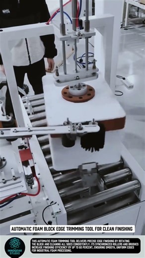 Automatic Foam Block Edge Trimming Tool for Clean Finishing #tools