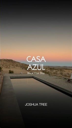 Relax on a Retreat in Casa Azul’s Saltwater Pool in Joshua Tree