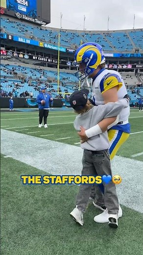 The Stafford Family 💙🥹 #rams #nfl #shorts