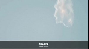 SpaceX rocket successfully launches, then explodes