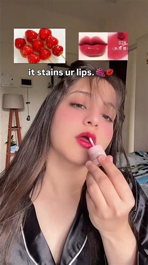 Best Korean Lip Tint Under 200₹ | Glossy, Strawberry, Pink & Red Lips | Affordable Lipstick Swatches