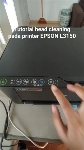 Tutorial head cleaning pada printer EPSON L3150 #betweengadgetservice #serviceprinter #samarinda