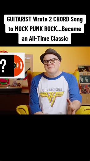 GUITARIST Wrote 2 CHORD Song to MOCK PUNK ROCK...Became an All-Time Classic #classicrock #vinylstory #usa #reaction #70smusic #rockmusic