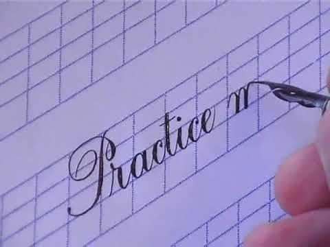 How to Write Copperplate