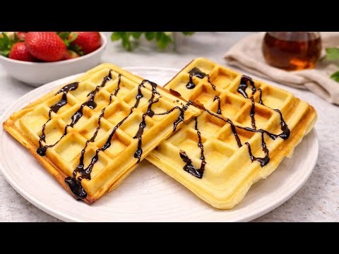 Best Classic Waffles Recipe 🧇 | Crispy Outside, Fluffy Inside | Easy Homemade Breakfast