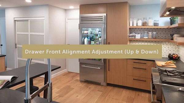 Refrigerator / Bottom Freezer Leveling and Drawer Adjustments | True Residential