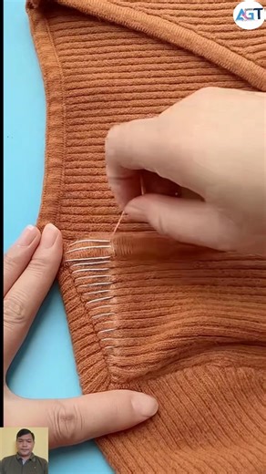 সোয়েটার নেক বা গলার কমানোর সহজ টেকনিক | Downsize Your Neckline #youtubeshorts #sweter