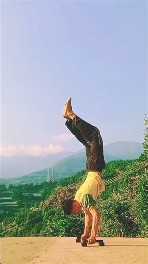 🤸 Standing Upside Down Like a Pro💪 Handstand Progress Unlocked.....