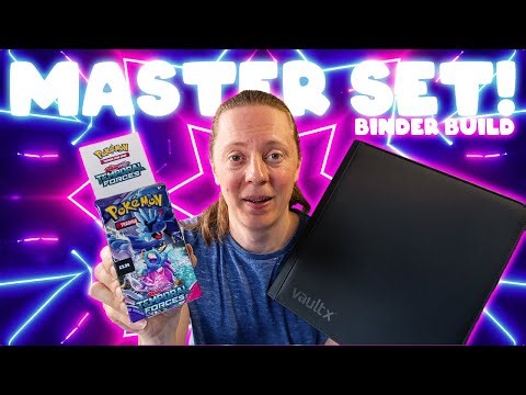 How to Complete a Master Set FAST: Temporal Forces Binder Build Part 1 #pokemon