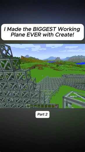 Building the Biggest Working Plane with Create!