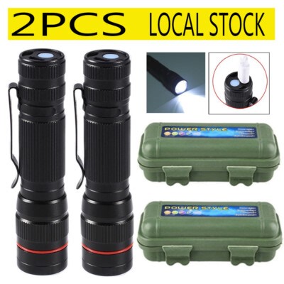 1200000LM LED Flashlight Tactical Light Super Bright Torch USB Rechargeable Lamp | eBay