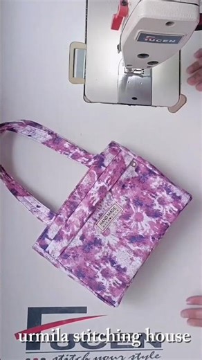 handbag making at home with cloth/#sewing #youtubeshorts #youtubevideo