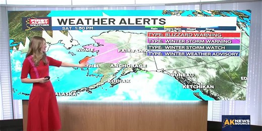 First Alert: Heavy snow stretches across Interior Alaska