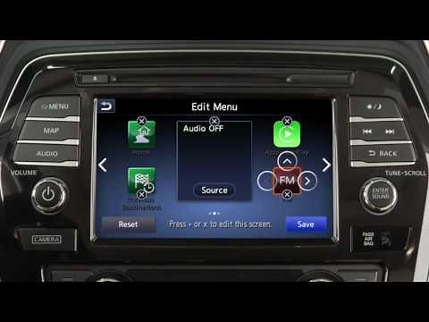 2017 Nissan Maxima - Control Panel and Touch Screen Overview
