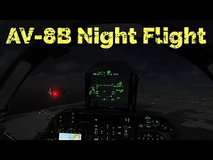 DCS AV-8 B Harrier Night Training Flight, Ultrawide Version