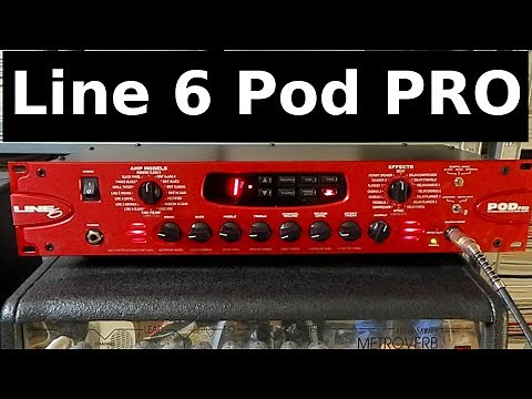 Line 6 Pod PRO Distortion and Overdrive sound (part 1)