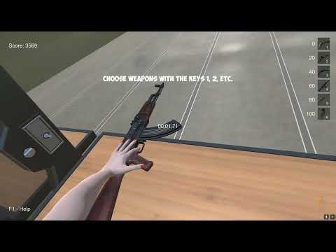 [RTA]Hand Simulator SHOOTING RANGE AK47 1.71s