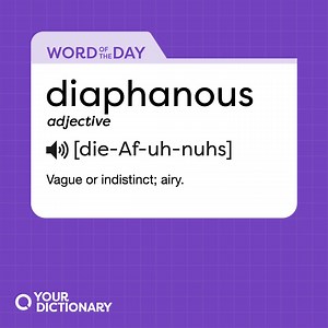 Today's #WordOfTheDay is 'diaphanous', which means 'delicately sheer'. Time to break out the diaphanous umbrellas and pretend we're in a fancy rain scene from a romantic movie. ☂️💃 #vocabularybuilding #dictionary #Englishlanguage #pronunciation | YourDictionary