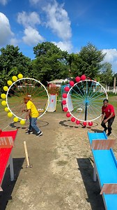 4.5M views · 69K reactions | an incredible display of skill and determination! both race through a long and difficult obstacle course, showing amazing patience at the balance | SS Food Challenge | Facebook
