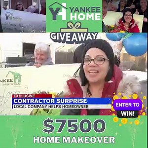 358K views · 613 reactions | ENTER TO WIN $7,500 IN FREE HOME IMPROVEMENTS! -4th annual giveaway! NO PURCHASE REQUIRED. Just take 10 seconds to sign up, and you could win! Watch the video! Laura couldn't believe she won our previous contest! | Yankee Home Improvement | Facebook