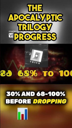 The Apocalyptic Trillogy Progress #geometrydash #gd #gdupdate #gaming #games #speedrun #nft