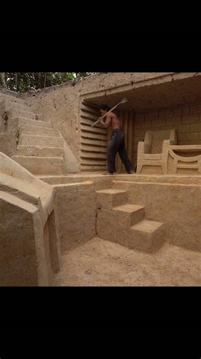 Title: Building Underground: Room & Water Slide Construction in Episodes 9 & 10 - Progress & Innovations