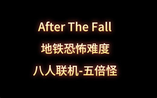 After The Fall 灭亡之后 地铁恐怖-八人联机 五倍怪量