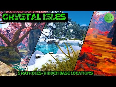 5 Of The Best Base Locations On Crystal Isles + How To Build In Them - 2021 - Ark: Survival Evolved