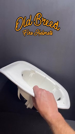 4.2K views · 435 reactions | Making sure I know how to put the logo on to help stop the post stealing. Sweet white 880 from a while back rocking the Harrisburg bend and our white retro edge trim. | Old Breed Fire Helmets | Facebook