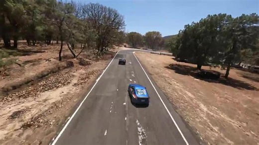 Drone Brilliantly Captures Cars at Drifting Competition