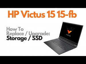 How To Replace Upgrade Storage SSD - HP Victus 15-fb Gaming Laptop (15-fb0000 15-fb1000)