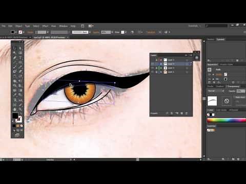 Illustrator Tutorial - How to Create a Vector Eye
