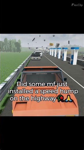 Roblox car crash studio 1/1 POV - highway