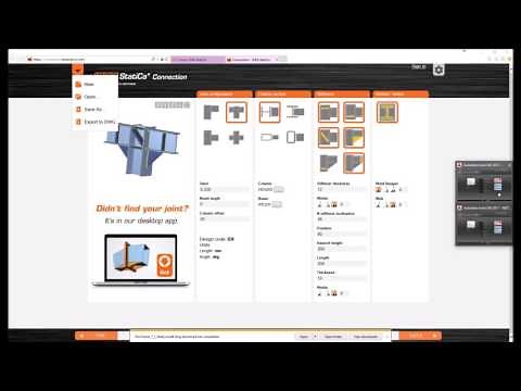 IDEA StatiCa Cloud model export to 3D dwg