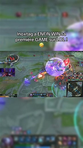 Inoxtag a ENFIN WIN sa première GAME sur LOL ! 🤣 @Inoxleshinobi #inoxtag #twitch #youtube