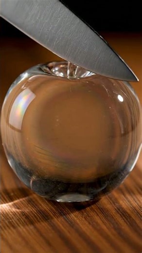 cutting fruit glass ASMR #aishorts #shorts #trending