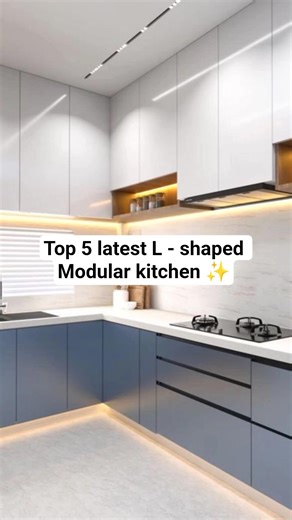 Top 5 latest L shaped Modular kitchen 2026 😯 | Modular kitchen designs 2026 #modularkitchen #viral